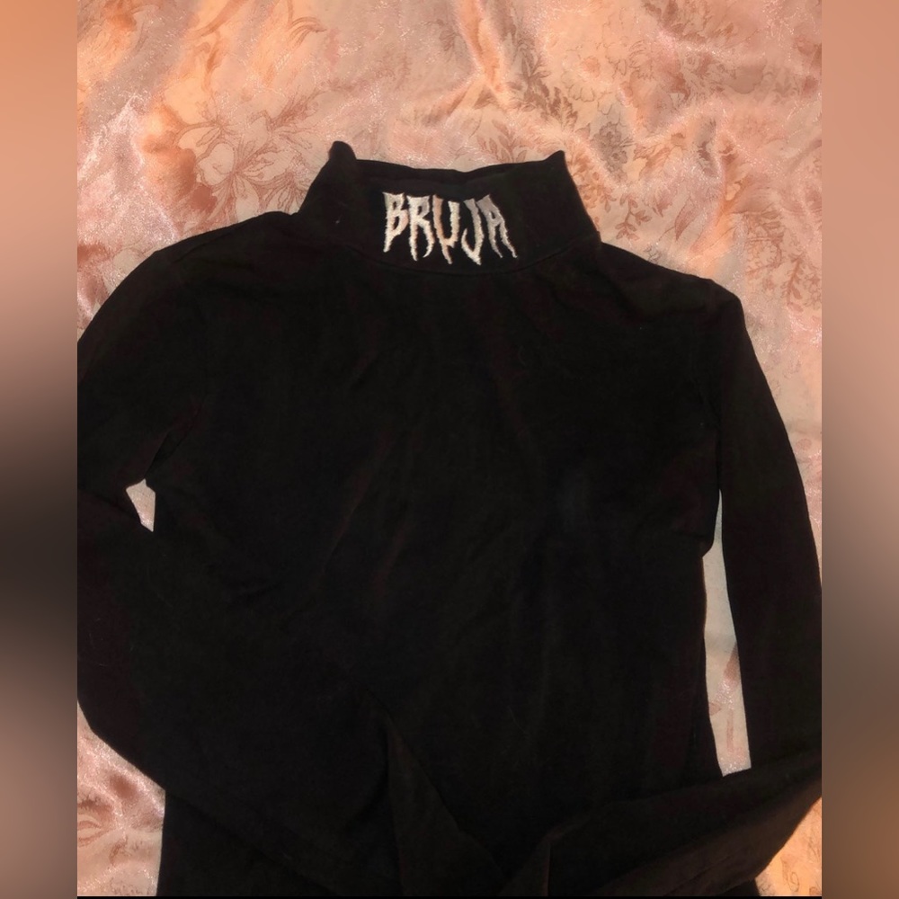 Dolls kill bruja mock neck long sleeve